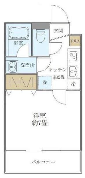 ａｓ　Ｃａｂｉｎｓの間取り