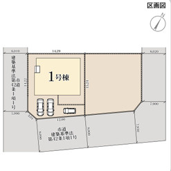 リーブルガーデン福岡市西区生松台第一の区画図