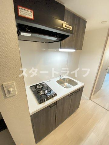 大阪市淀川区西中島７丁目の賃貸マンションのキッチン