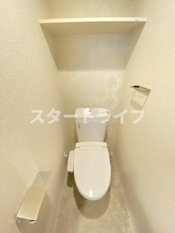 大阪市淀川区西中島７丁目の賃貸マンションのトイレ