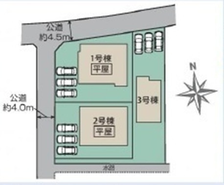 【仲介手数料無料】新築戸建　深谷市稲荷町北13-20（全3棟）の区画図