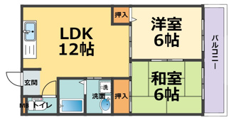 【間取り】 | レ・プレ・キャトラン（武庫川駅・鳴尾東小学校・鳴尾南中学校区）