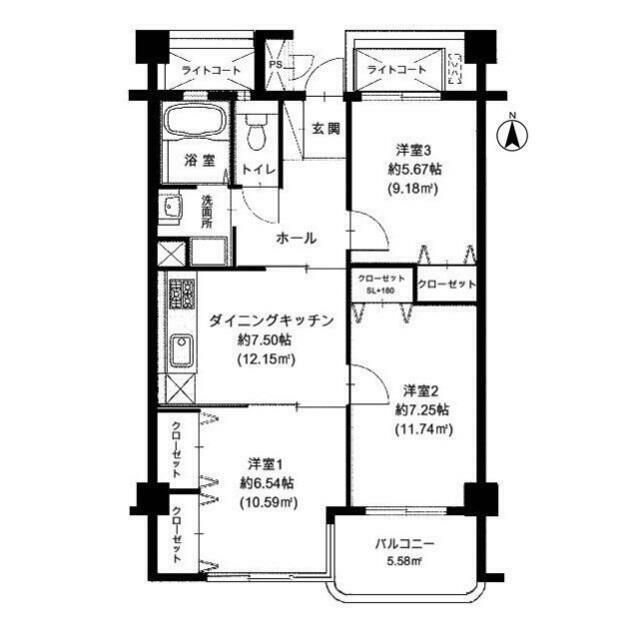 ヴェルドミール一橋の間取り