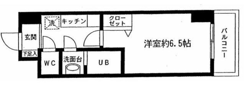 アイビーフラッツ台東の間取り