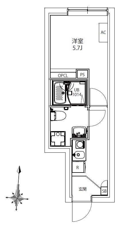 MAXIV CITY南品川の間取り