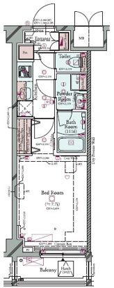 【間取り】 | プラシア蒲田　ＴＨＥ　ＧＲＡＮＤ　ＲＥＳＩＤＥＮＣＥ