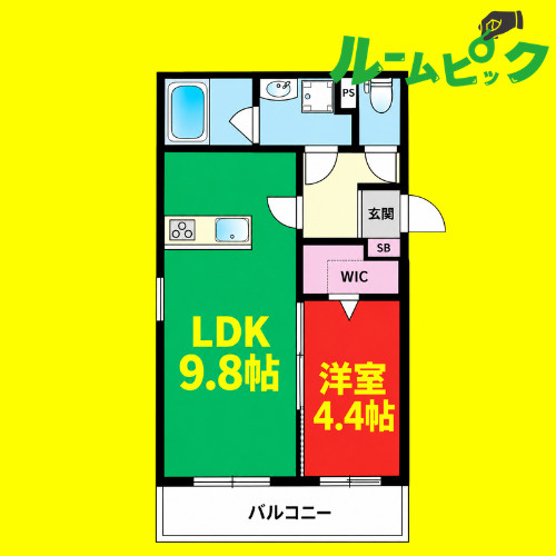 FAMILY　STAGE高畑　名古屋市賃貸　仲介手数料無料の間取り