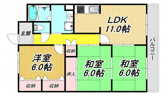 アンクレーゼの間取り