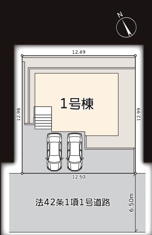 泉区弥生台 新築戸建 7280万円の区画図