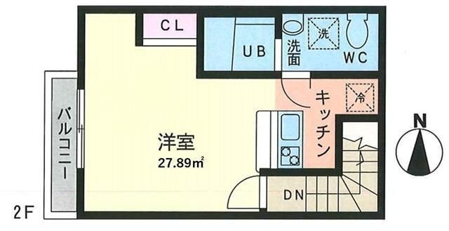 レヴィニオン駒沢の間取り