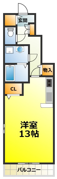 ルチャーマⅡBの間取り