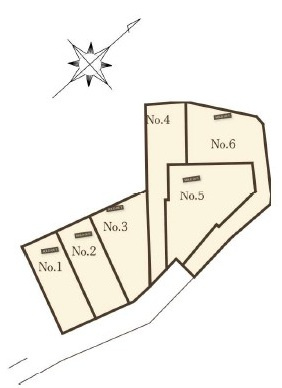 【区画図】 | 藤沢市藤沢 新築戸建 全6棟
