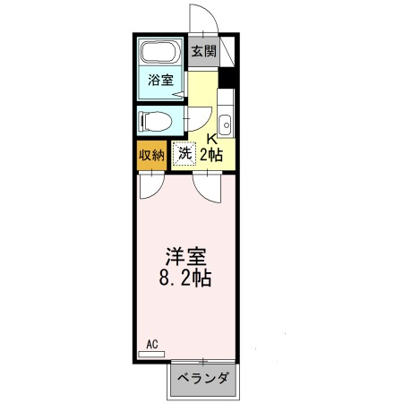 【間取り】 | エクレール相原Ｂ