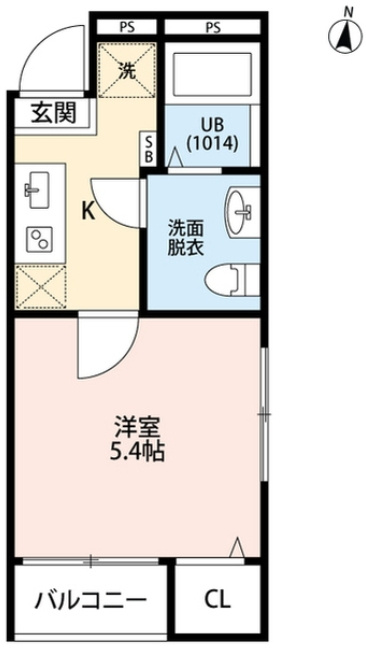 エクセラン所沢の間取り