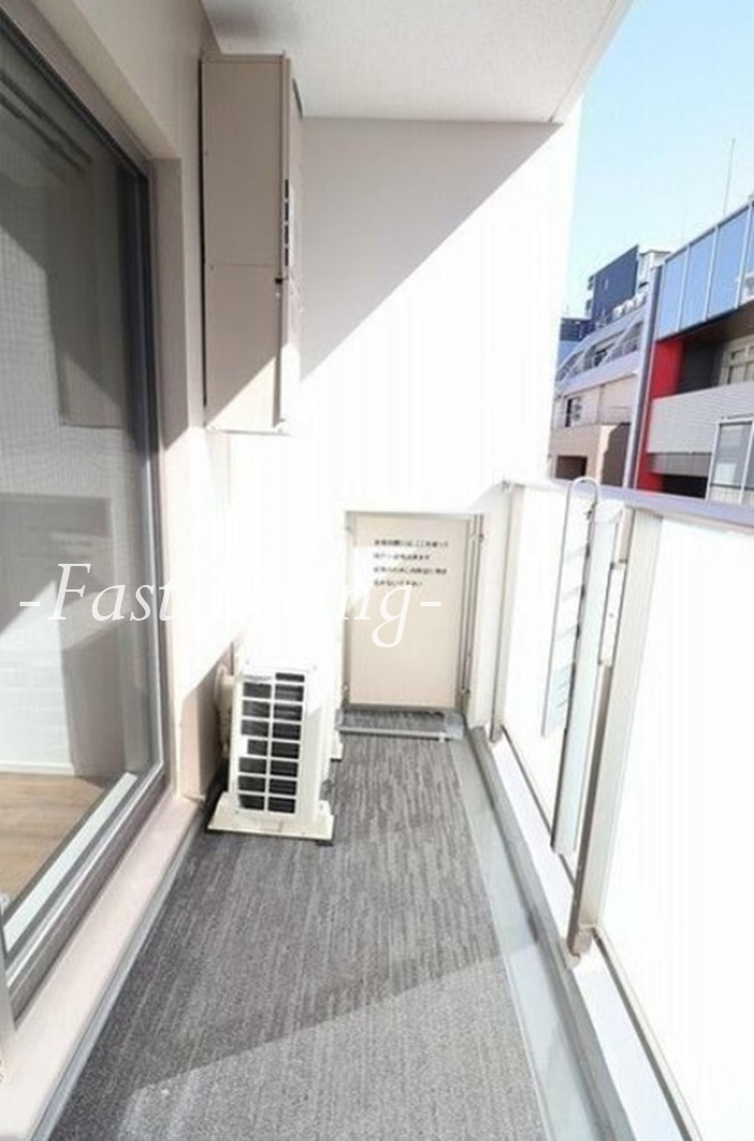 La Perla岩本町のバルコニー