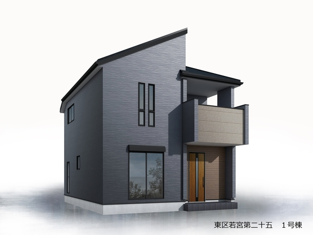 リーブルガーデン福岡市東区若宮第二十五期の外観パース
