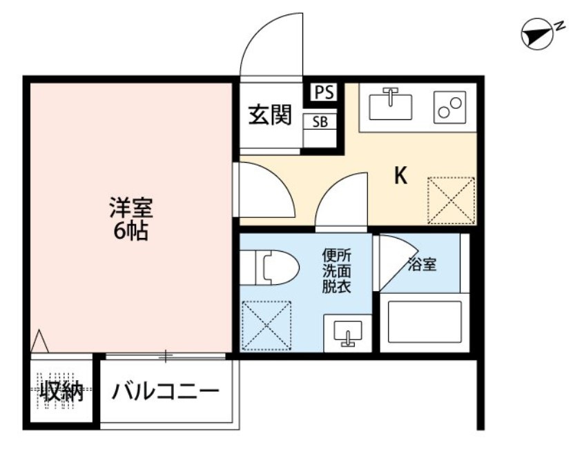 仲介手数料（賃料の1.10ヵ月）の50％OFF対象物件！の間取り