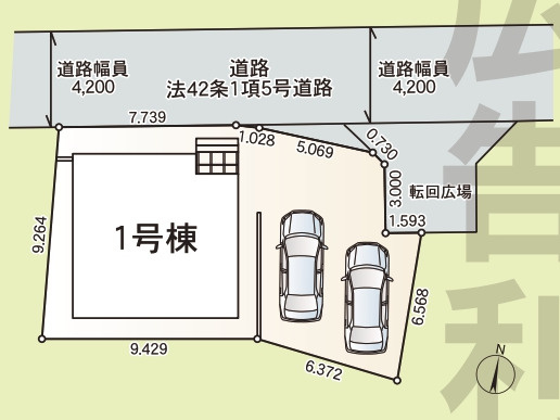 豊見城市伊良波　第3（全1棟）の区画図|区画図♪