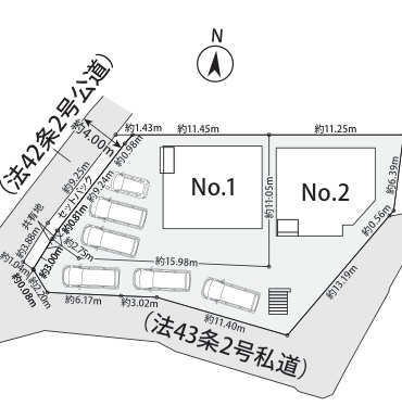 泉区新橋町 新築戸建 6390万円の区画図