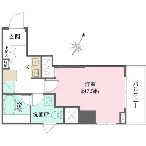 WHARF文京茗荷谷の間取り