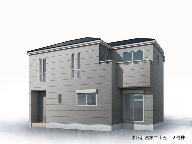 リーブルガーデン福岡市東区若宮第二十五期の外観パース