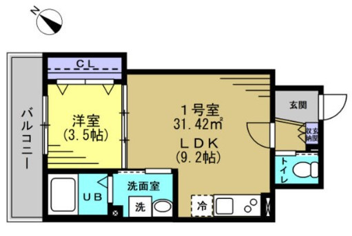 MOENDONの間取り
