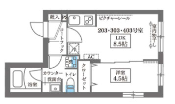 ＣＯＣＯＣＵＢＥ大森西　東邦医大通りの間取り