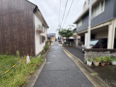 【前面道路含む現地写真】 | 中町　売土地 | 寺田萬寿病院まで約794ｍ！突然の怪我や体調不良の時にも安心ですね