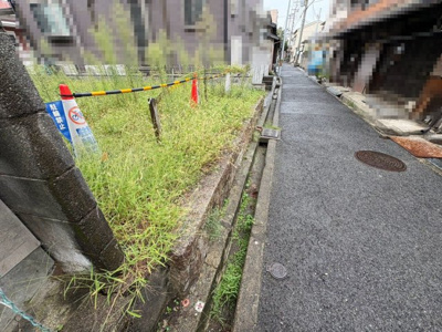 【前面道路含む現地写真】 | 中町　売土地 | 【個性あふれる住まいを実現できる「建築条件無の売土地」です】