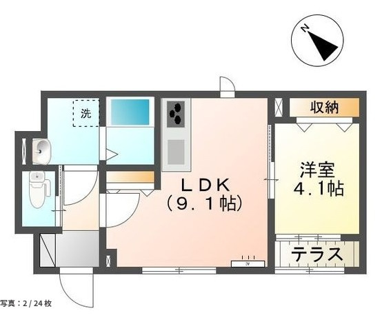 エクセレント上福岡の間取り