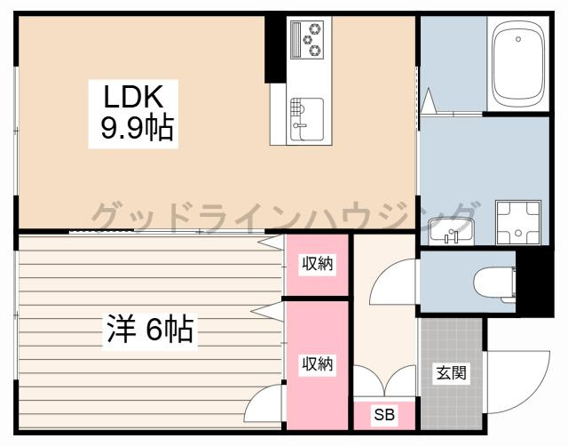 ソレイユイズミの間取り