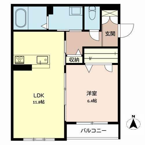 シャーメゾン　トールフェスキューの間取り