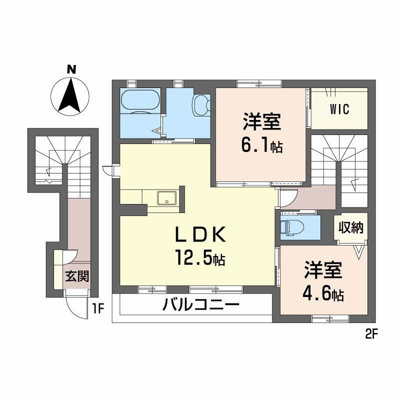 サフィール和布の間取り