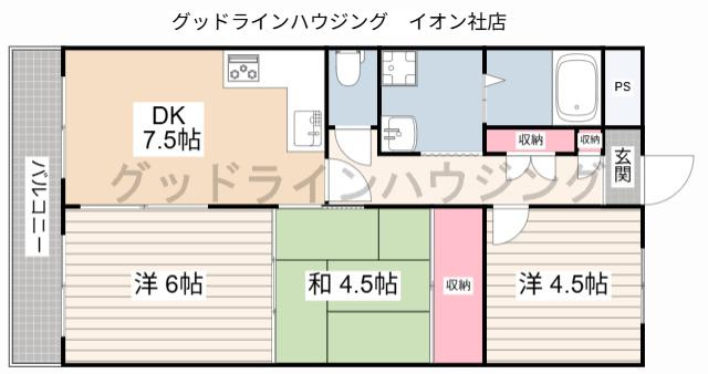 プチシャトウの間取り
