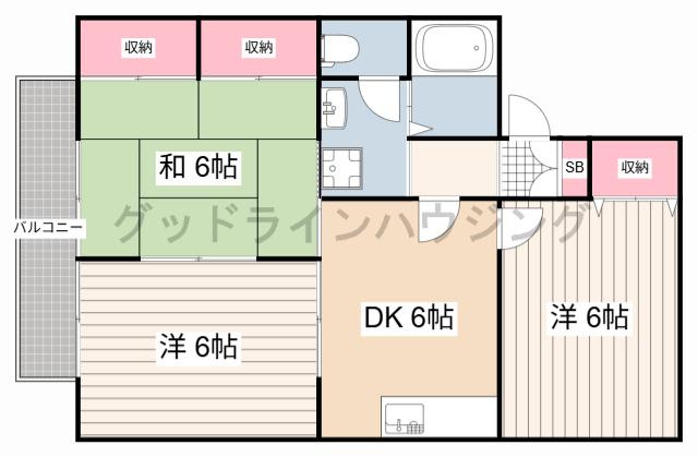 プレミールコート　A棟の間取り