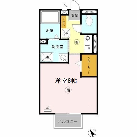 グランドソレイユ B棟の間取り