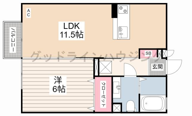 エル ヴィラージュの間取り