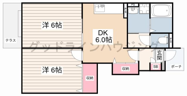 プラムガーデンハウスの間取り