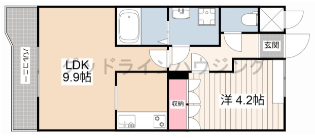 アシューレの間取り