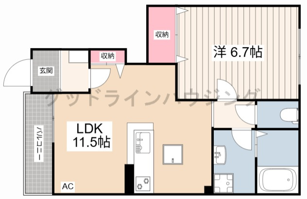 ハッピーヒルの間取り