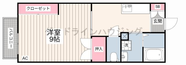 コンフォートハイツ滝野の間取り