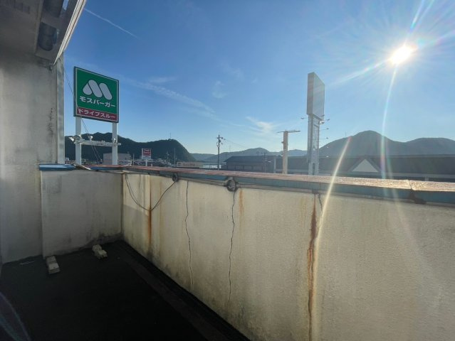 タウンハウス野村Ａ棟のバルコニー