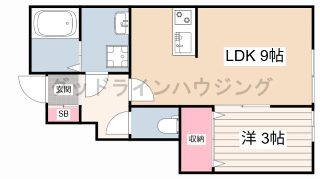 モスフロックス野村の間取り