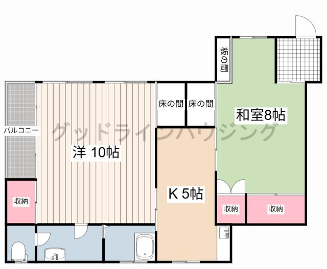 冨士アパートの間取り