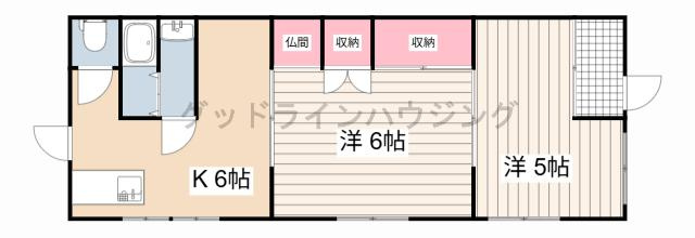 冨士アパートの間取り
