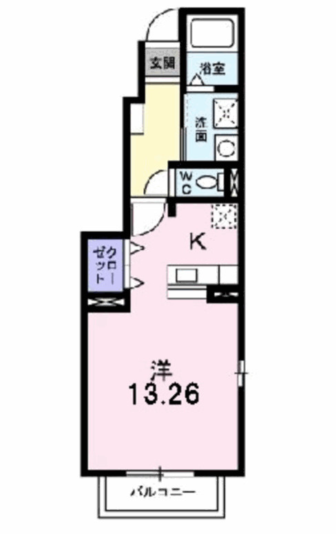 アルコバレーノⅡの間取り