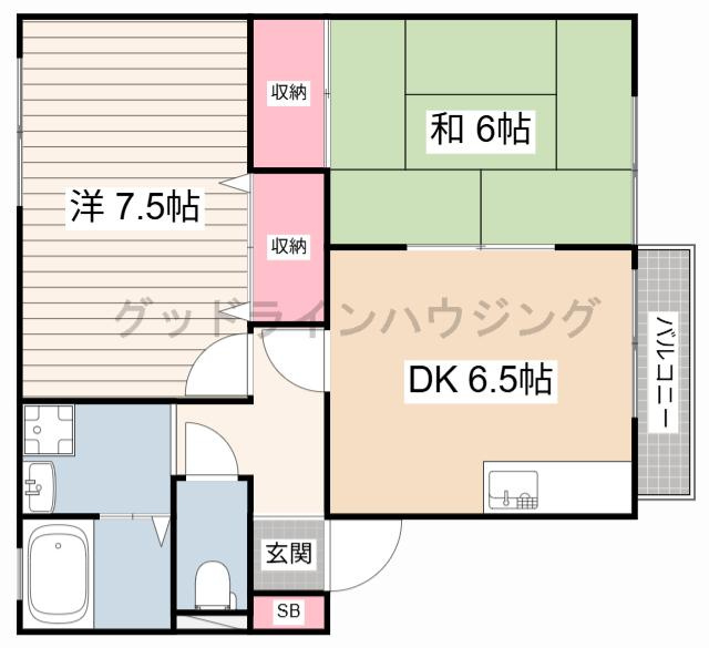 ハイツ志水の間取り
