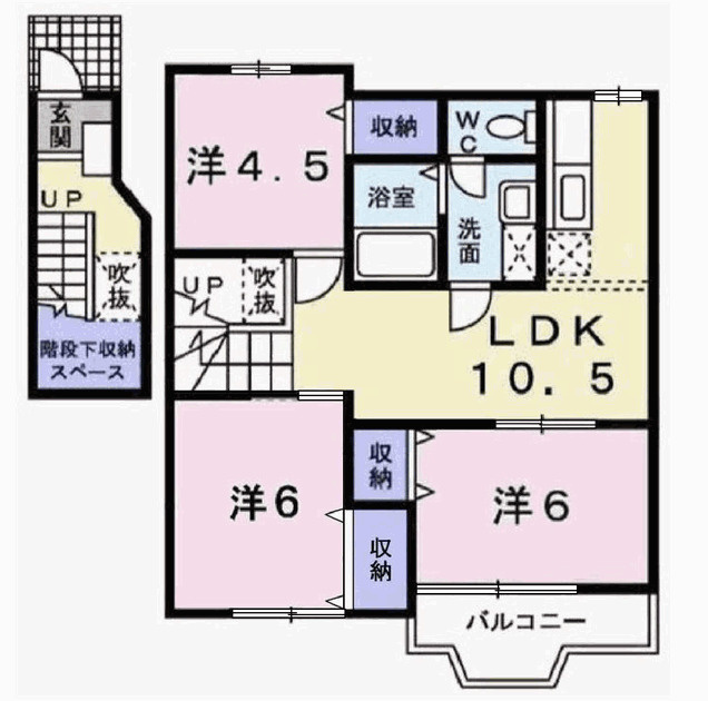 ジュアン壱番館の間取り