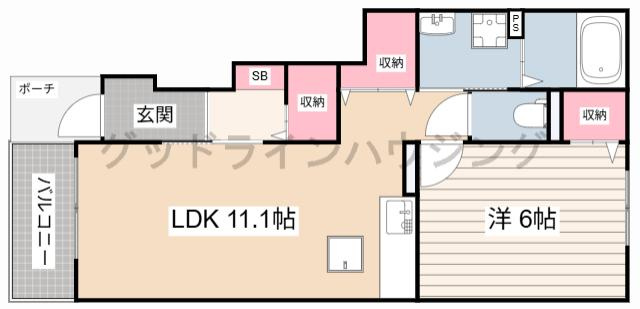 おおらいハイムの間取り