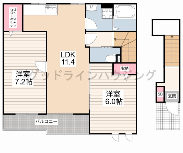 プチ　ネージュの間取り